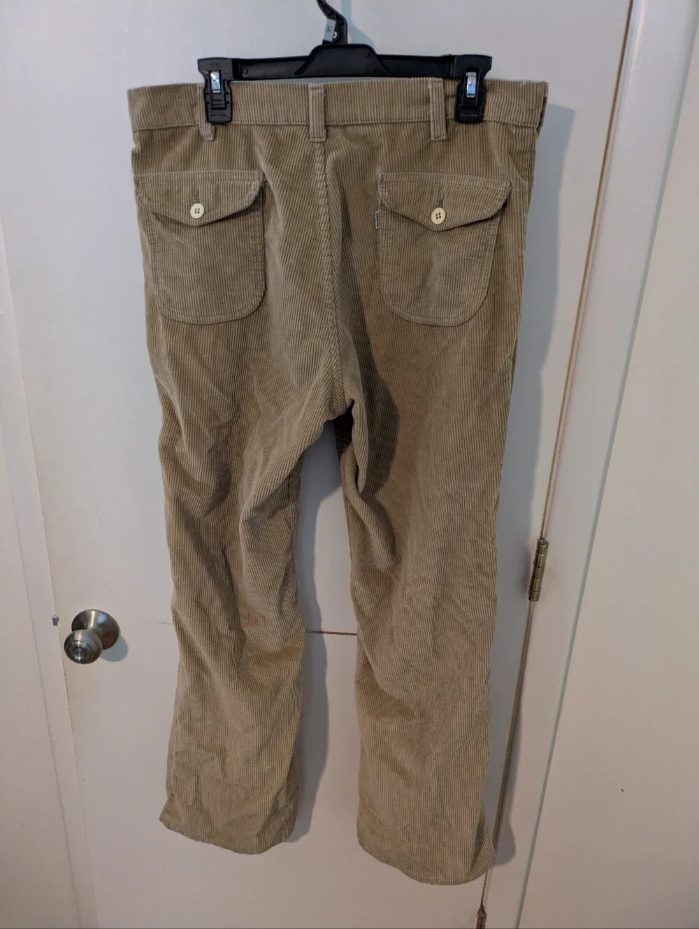 Vintage Levi's 517 Corduroy Pants Men's 36x32 Tan Brown Bootcut Western